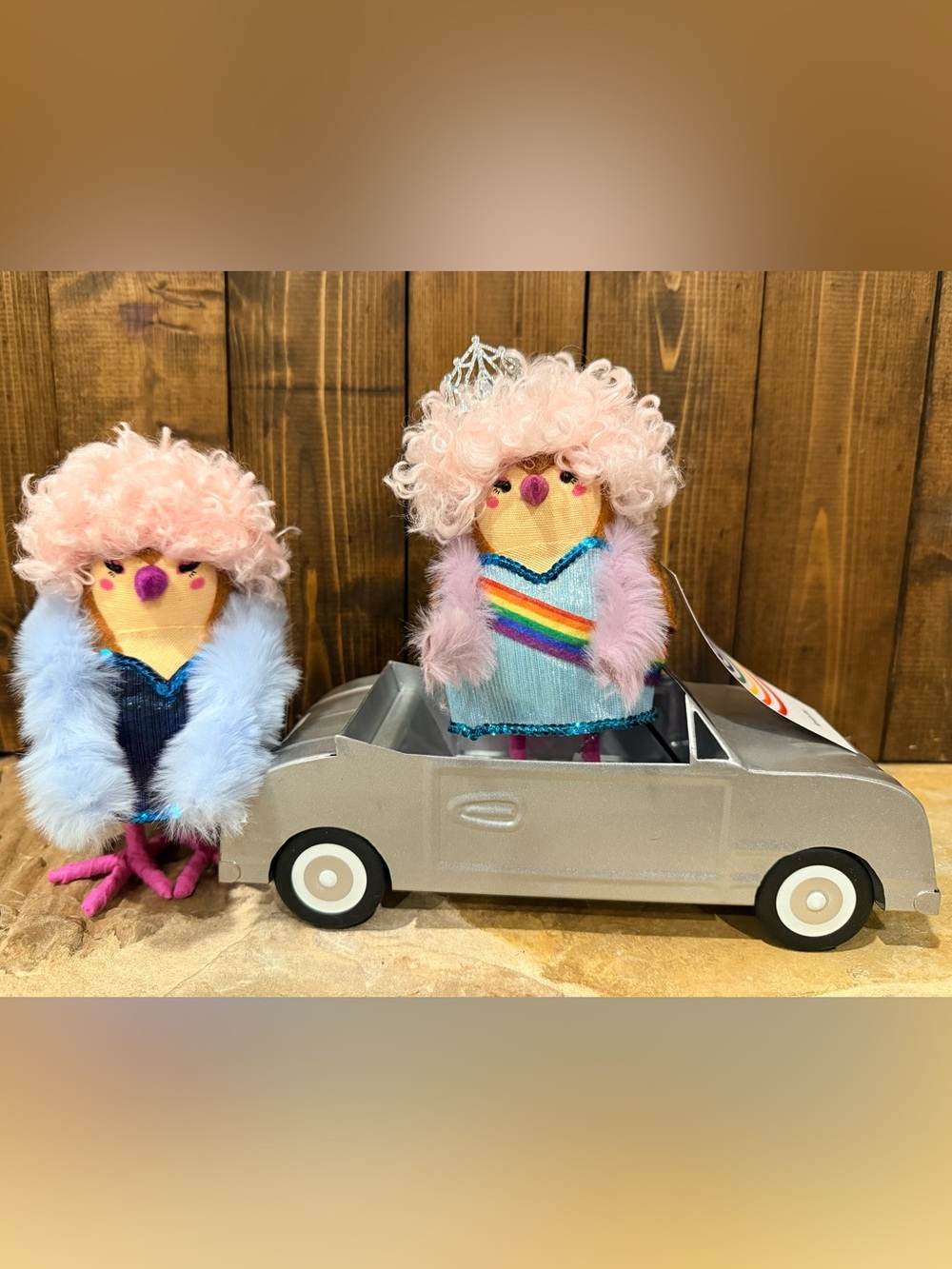 Target Bird Set - LaBird 2023 and Mrs. Pride Bird 2025 w/Pride car